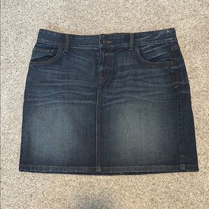 LOFT Denim Mini Skirt - EUC